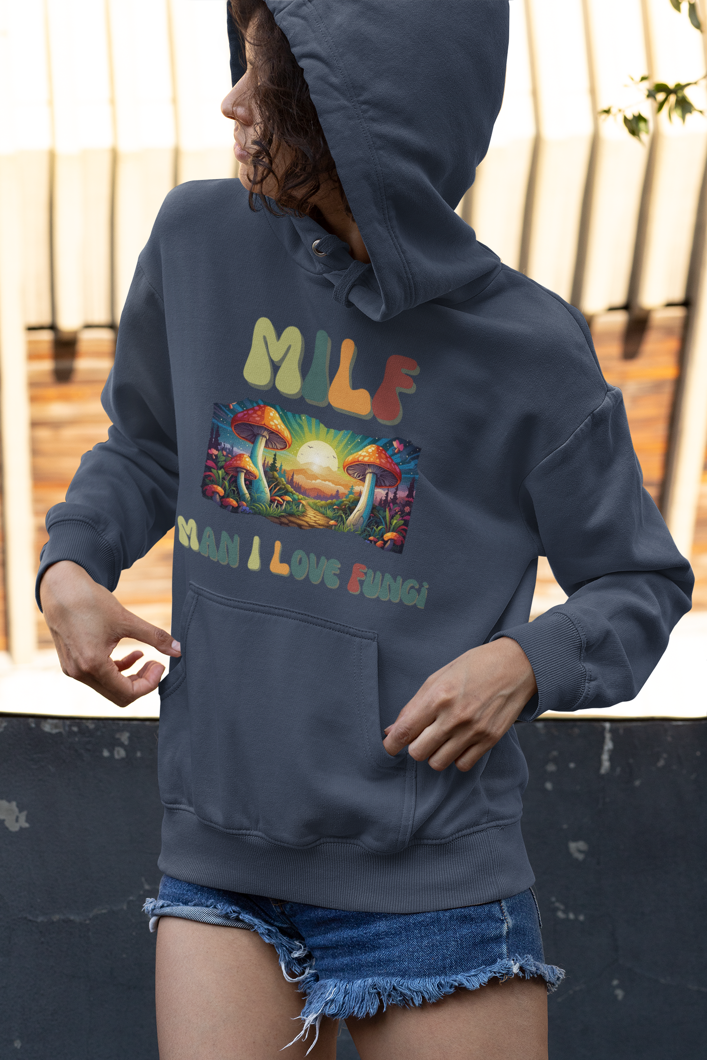 MILF Man I Love Fungi Hooded Sweatshirt